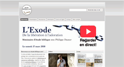 Desktop Screenshot of etude-biblique.com